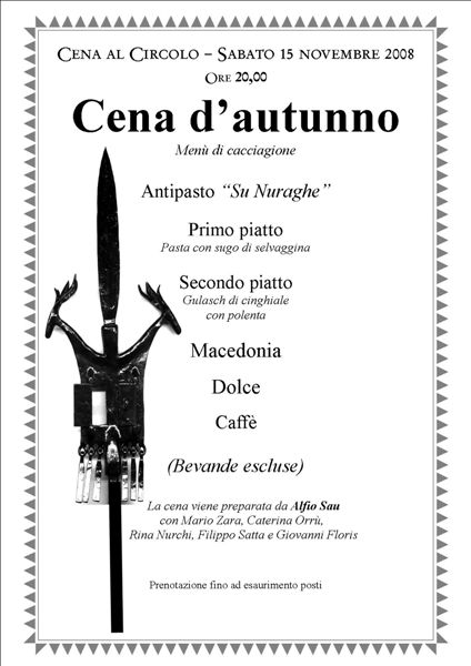 Cena d'autunno