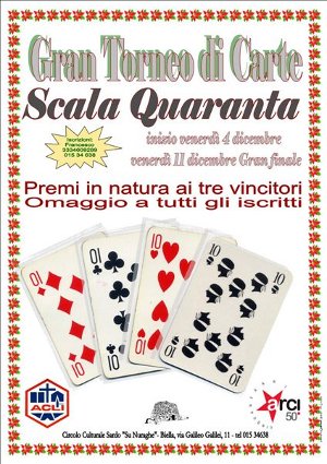 Locandina torneo carte