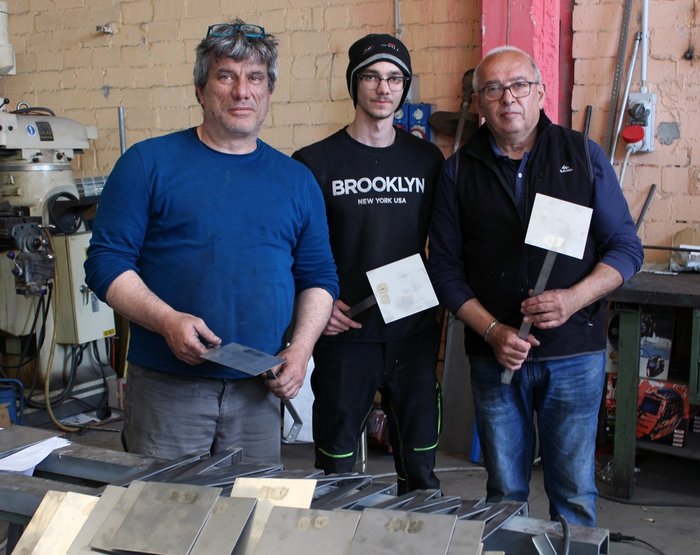 Michele Baruffaldi, Gregorio Fornese e Fabrizio Borali