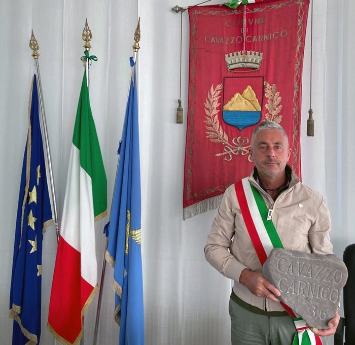 Gianni Borghi, sindaco di Cavazzo Carnico