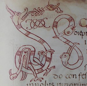 incipit S in Sacramentarium Episcopi Warmundi