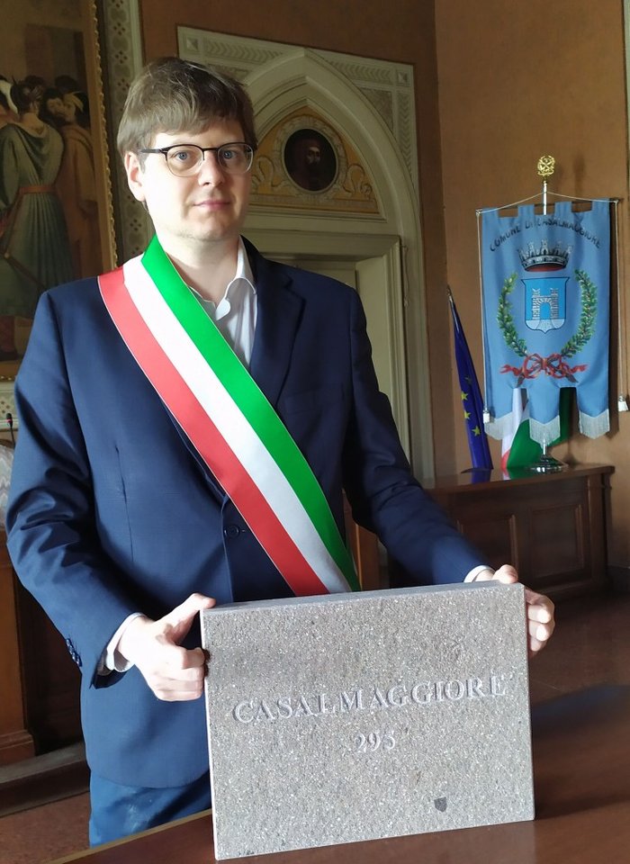 il sindaco di Casalmaggiore Filippo Bongiovanni