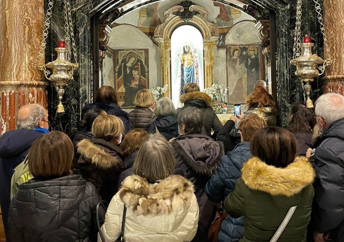 pellegrini della Parrocchia Stella Maris di Porto Cervo ad Oropa