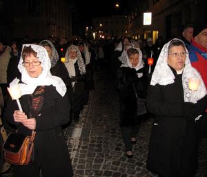 7 dicembre 2013, Madonna di Oropa a Biella, Sardi in processione
