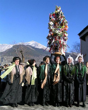 Giaglione, Valle Susa (TO), festa di San Vincenzo, bran