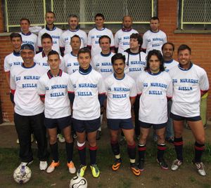 Circolo Nuraghe, formazione scesa in campo nel torneo estivo 2014