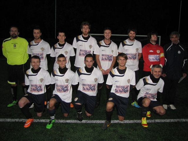 La formazione del Su Nuraghe Calcio Biella