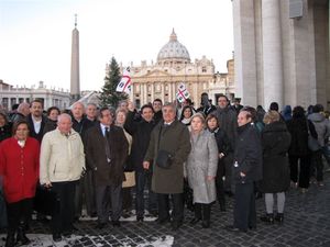 Città del Vaticano, Sardi all'udienza del Papa