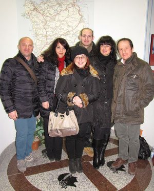 Valentina Foddanu, Paola Melis, Valeria Matteazzi, Pierantonio Rasolo, Cristian Brusa e Edoardo Melis