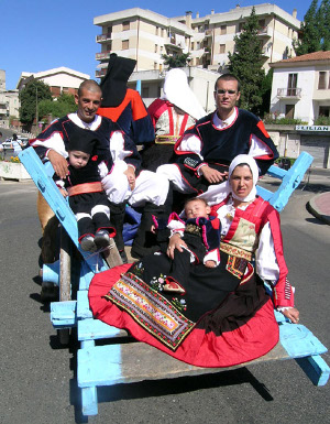 Nuoro, carro alla festa del Redentore