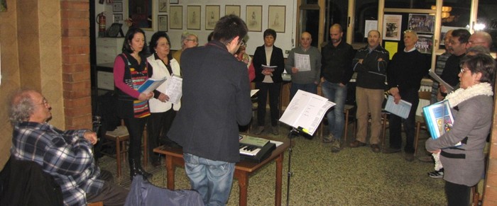 Voci di Su Nuraghe, prove