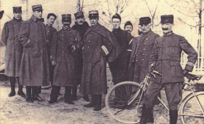Dicembre del 1914, Campo di istruzione della Legione Garibaldina a Mailly