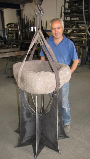 Claudio Tropeano e la sua opera per la vasca sarda di basalto