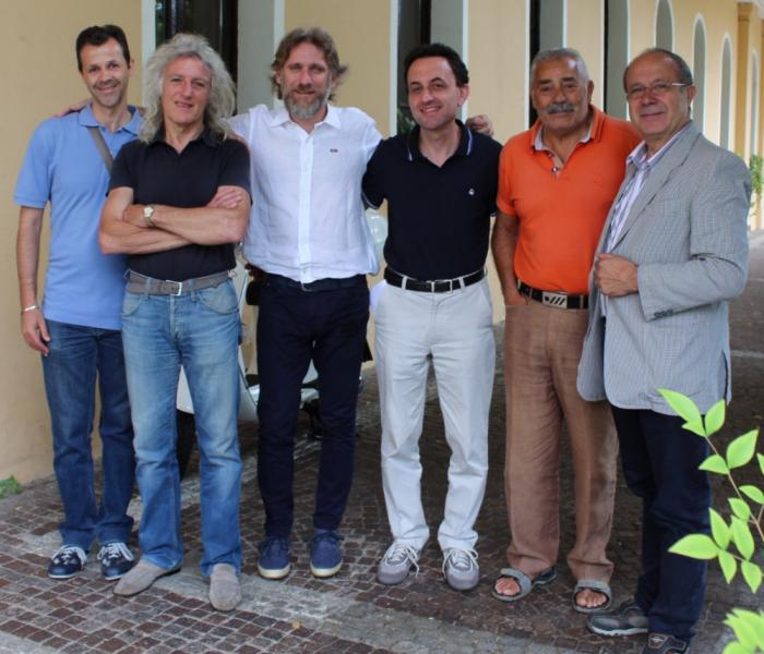 Luigi Pace, Domenico Nicastro, Battista Saiu, Nanni Tarello, Paolo Tigrino, Massimo Ramella