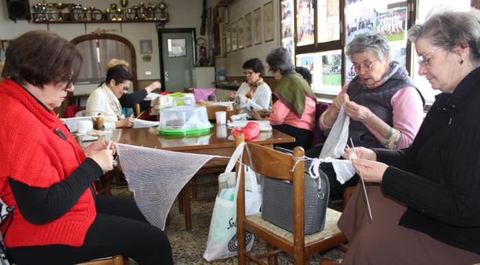 Biella, Donne del filet al lavoro