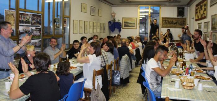 Serata di pizza al circolo di Biella