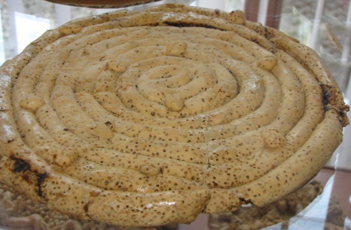 Borore, Museo del Pane, pane rituale a spirale