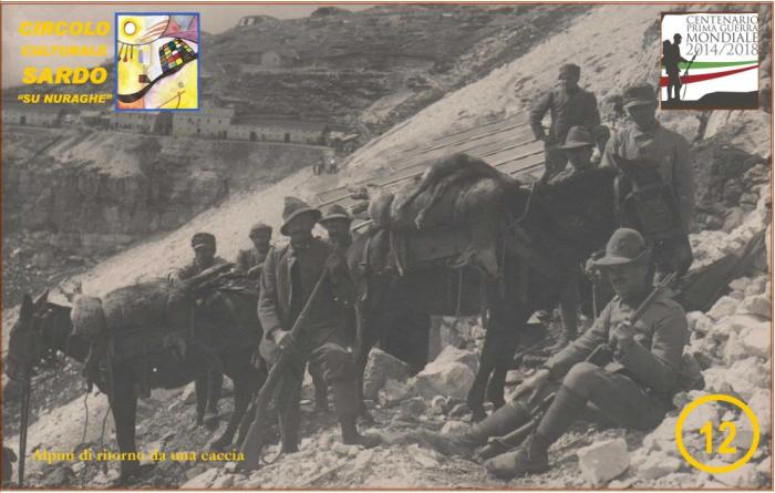 alpini al ritorno da una caccia