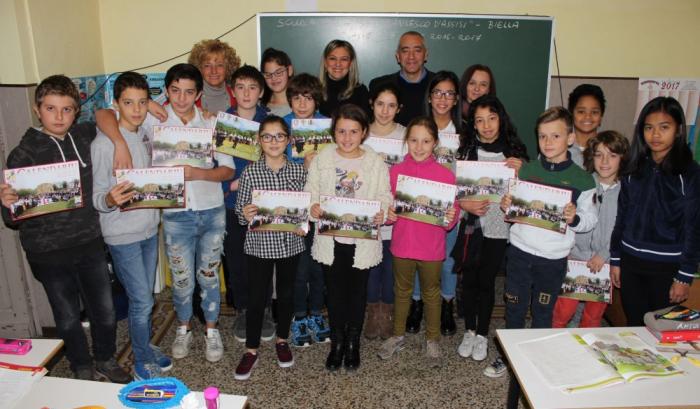 Biella, preside, insegnanti ed allievi, classe I E, Scuola Secondaria di Primo Grado di Piazza Martiri della Libertà