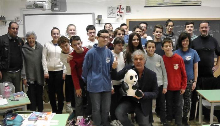 Massimo Giletti incontra ragazzi e insegnanti della classe IIIB di Mosso