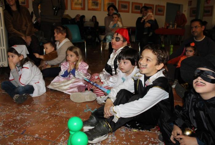 bambini al Carnevale di Su Nuraghe