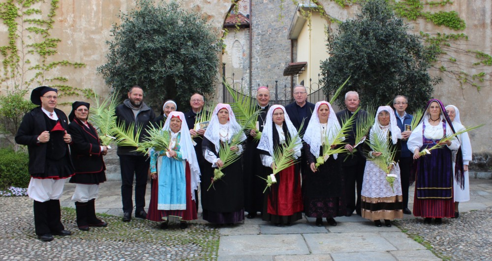 Vescovado di Biella, consegna delle palme