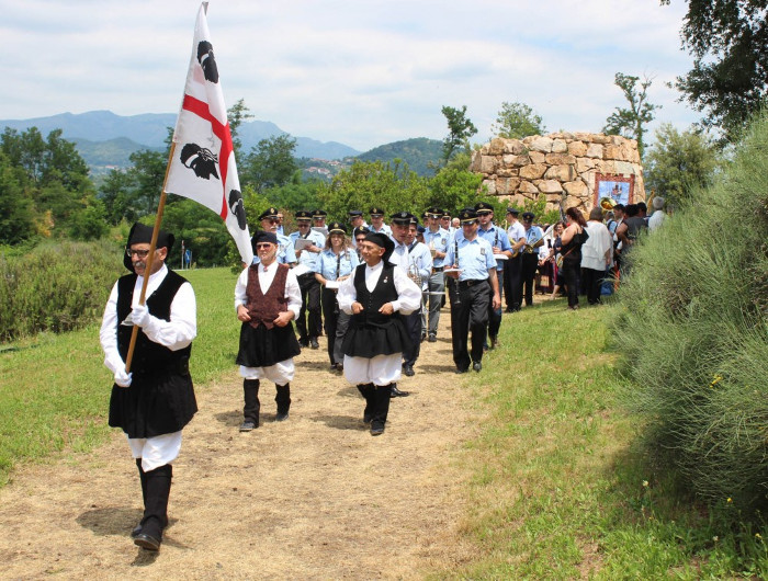 Festa sarda a Biella, cerimonia a Nuraghe Chervu