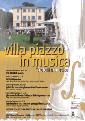 Villa Piazzo in musica