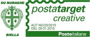 Postatarget creative con lo stemma della Sardegna