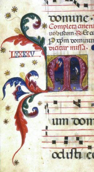 incipit M in Giampaolo Mele, Die ac Nocte