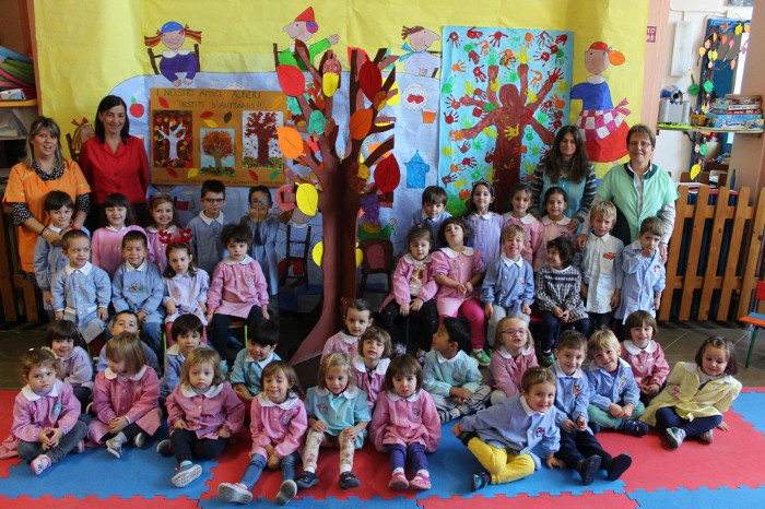 Festa degli alberi 2017, bambini Scuola Infanzia Piazzo