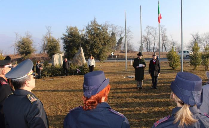 Biella, area monumentale Nuraghe Chervu, Festa delle Bandiere della Brigata Sassari