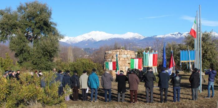 Biella, area monumentale Nuraghe Chervu, Festa delle Bandiere della Brigata Sassari