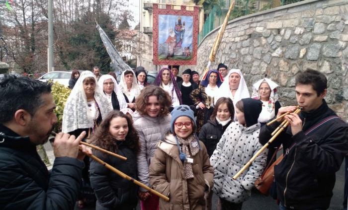 pellegrinaggio dei Sardi di Biella al sacello di San Giuseppe di Riva