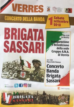 verres, concerto brigata sassari