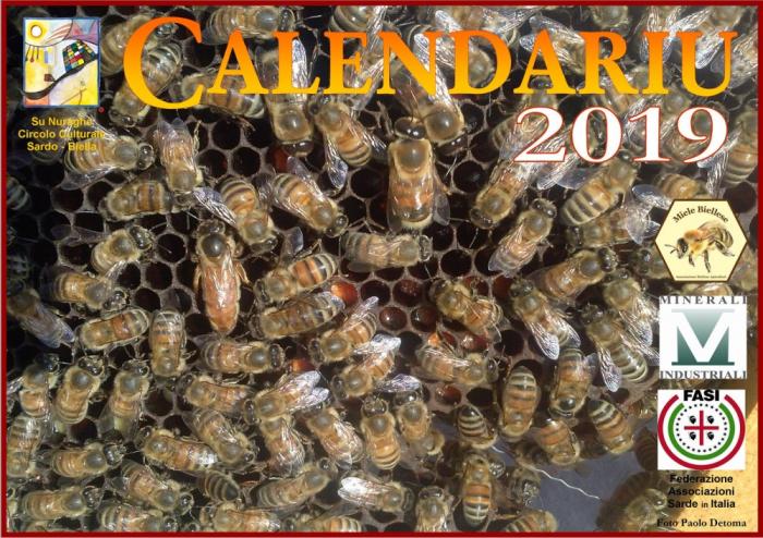 seconda di copertina di Su Calendariu 2019