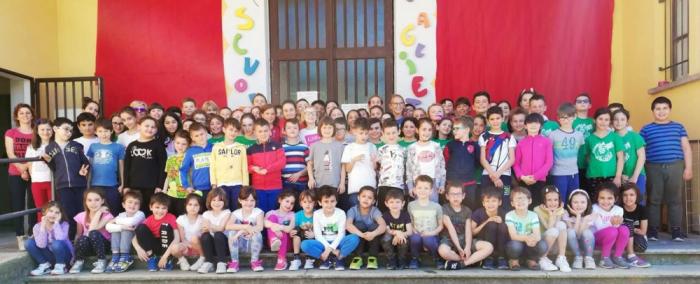 i ragazzi della Scuola Primaria Aglietti di Cossato