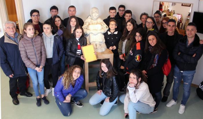 ragazzi della Classe IH ITIS Quintino Sella al Museo delle Migrazioni di Pettinengo