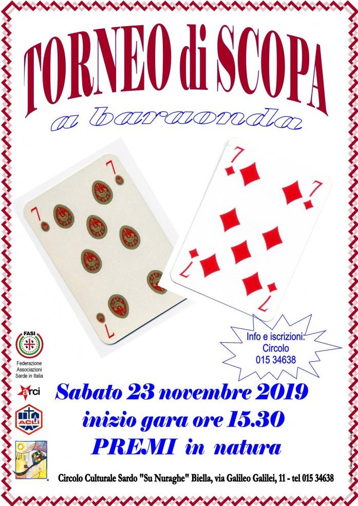 torneo di carte al Circolo sardo