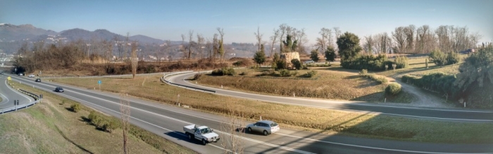 Biella, panoramica dell'area monumentale di Nuraghe Chervu