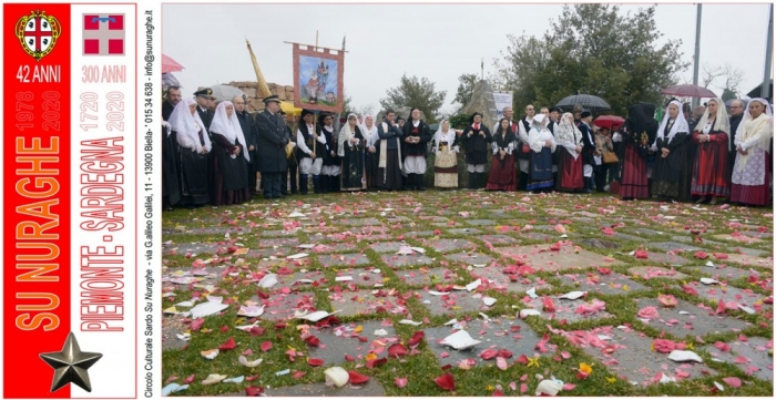 Biella, manifestazione a Nuraghe Chervu